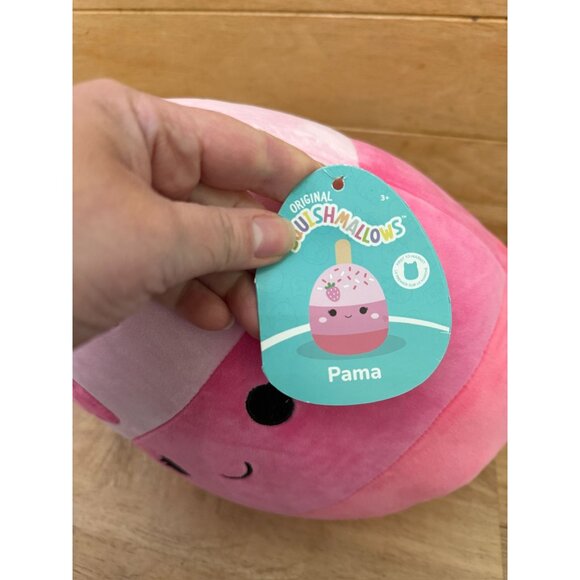 VHTF NWT Original Squishmallows Pama Strawberry Ice Cream Plush Toy 12" Pink Spr - Picture 4 of 6